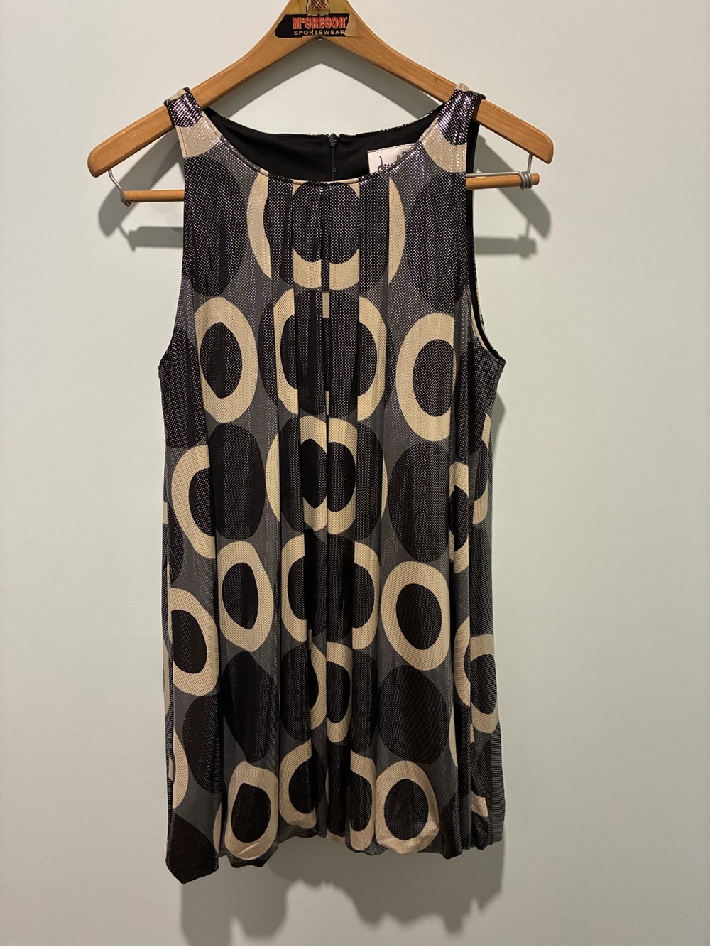 JOSEPH RIBKOFF Vintage Bubble Hem Mod Tunic Mini Dress Size 8